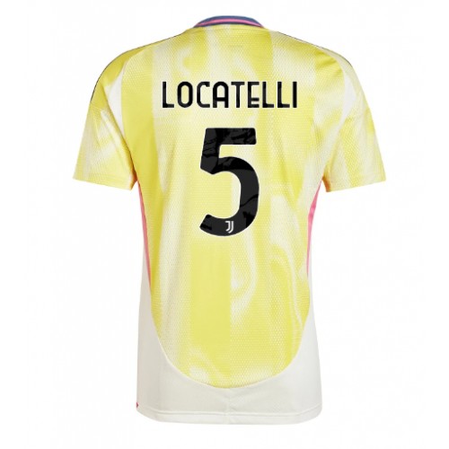 Fotballdrakt Herre Juventus Manuel Locatelli #5 Bortedrakt 2024-25 Kortermet